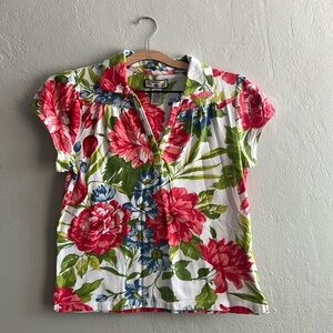 Caribbean Joe Floral Top